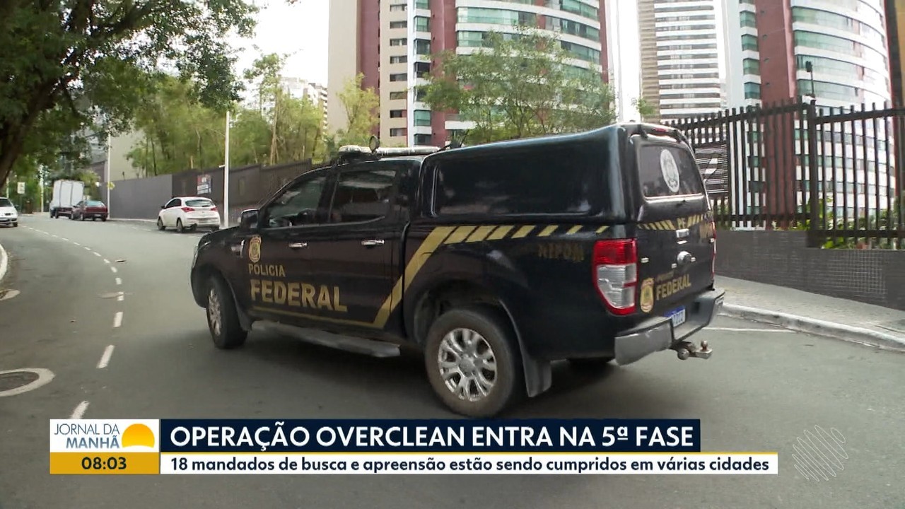 Polícia Federal deflagra nova fase da Operação Overclean; 2 pessoas foram presas – G1