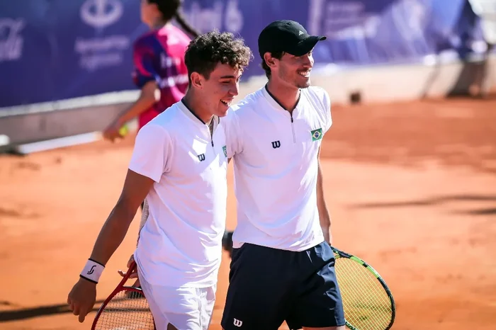 Tenistas brasileiros conquistam bronze nas duplas masculinas dos Jogos Sul-Americanos 